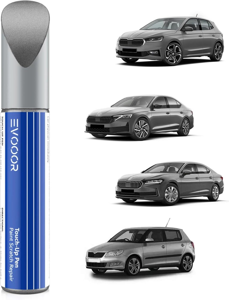 Auto verf - antracietgrijs metallic - krasherstel - snelle en eenvoudige oplossing - ShopVlot