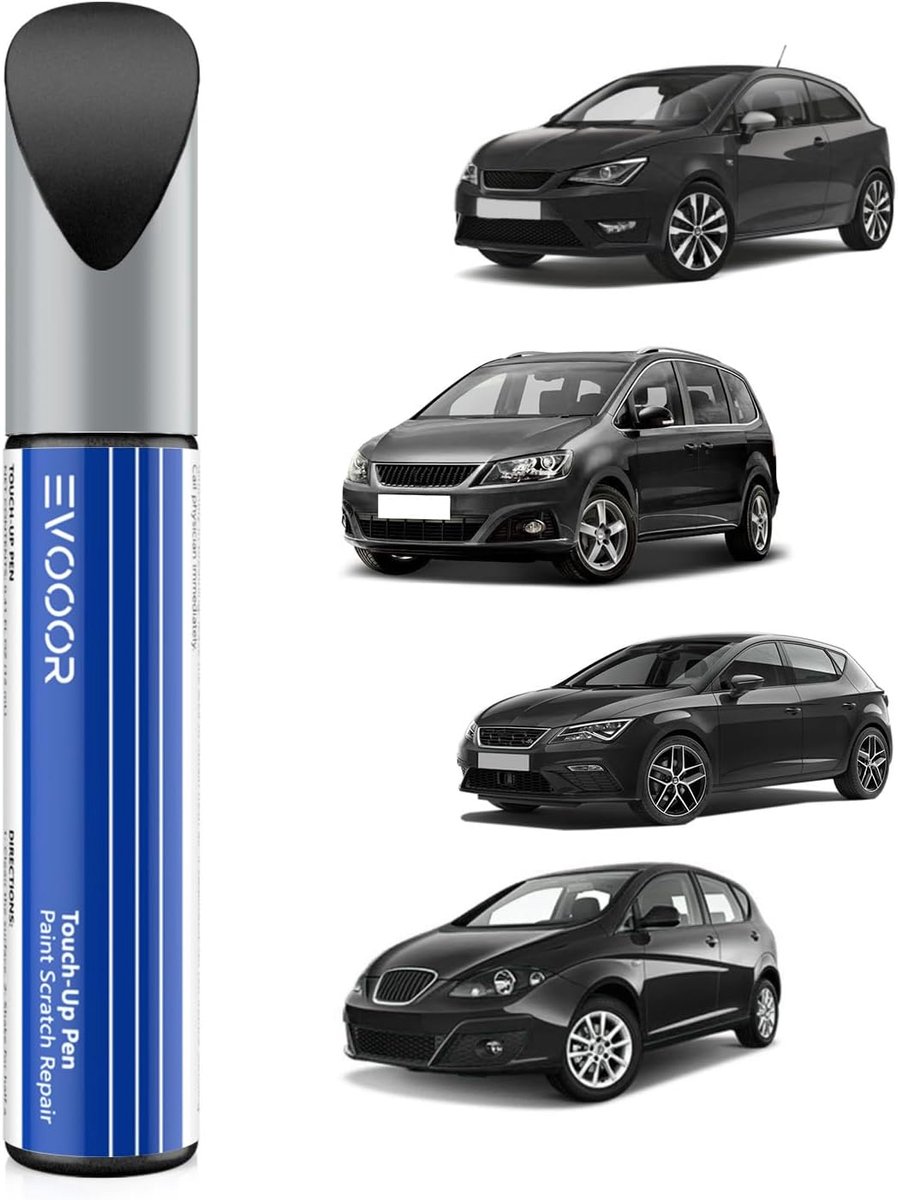 Auto verfpen - Mythos zwart - Krassen herstel - Eenvoudige oplossing voor SEAT - ShopVlot