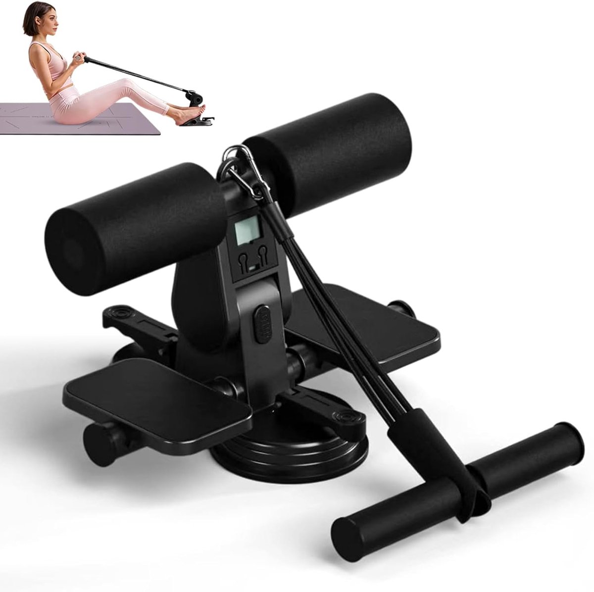 Abdominal Trainer Sit-up Bar - Professionele Trainingshulp - Dubbele Zuignappen - Verbeter Postuur en Veiligheid - ShopVlot