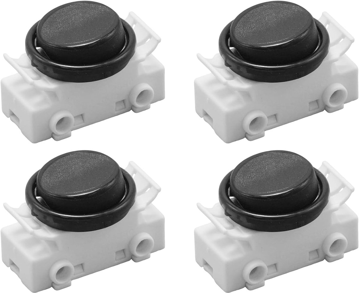 BJB 43.409 Versatile Round Switch Replacement for Table Lamps and Kitchen Lighting Set of 4 - ShopVlot
