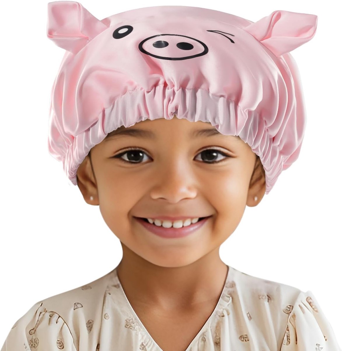 Slaapmuts voor kinderen met oren - Satin - Schattig ontwerp - Voor een gelukkige nachtrust - m-winkel