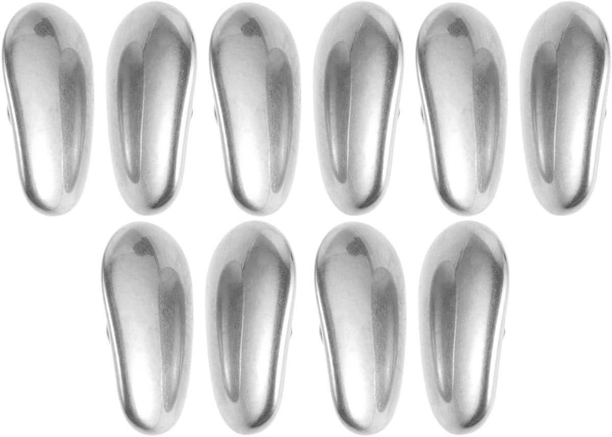 Neuspads voor brillen - titanium - antislip druppeldesign - ultralichte vervangende neuspads - ShopVlot