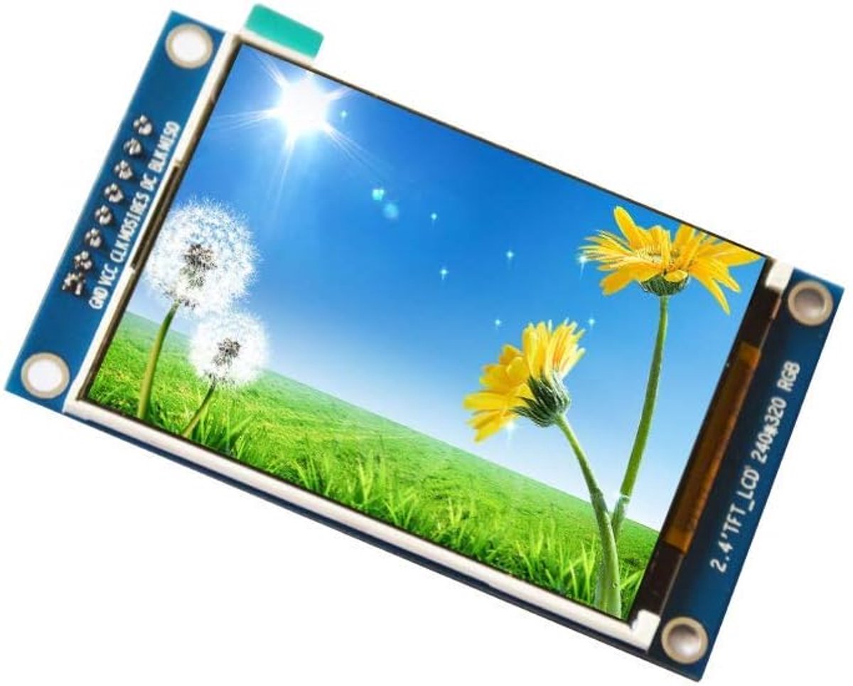 LCD module 2.4 inch - ILI9341 kleurenscherm - 240 x 320 resolutie - ideaal voor microcontroller projecten - ShopVlot
