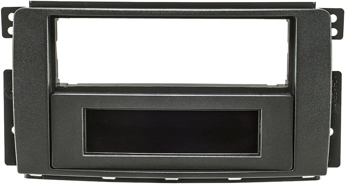 Radio installatieframe - anthraciet/zwart - geschikt voor Smart Fortwo 451 en Forfour 454 - ShopVlot