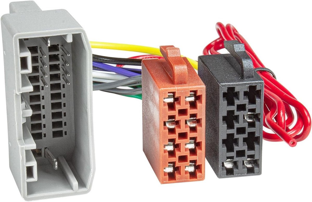 Radio adapter kabel voor Jeep, Chrysler, Dodge - 16pol iso standaard - eenvoudig aansluiten - zonder knippen - ShopVlot