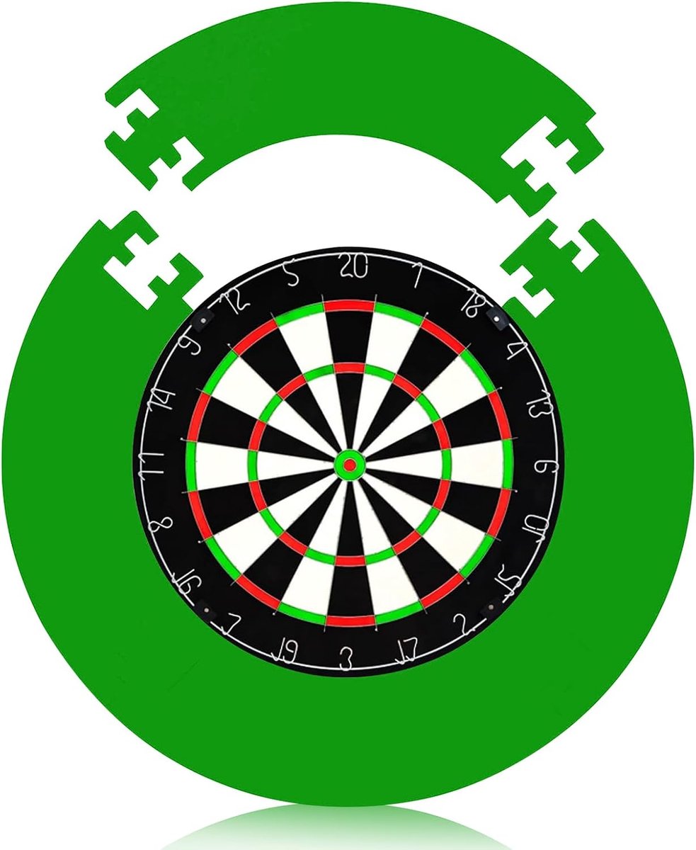 Dartbord beschermring 44 x 13 x 2 cm - EVA materiaal - Wandbescherming - Voorkomt schade aan muren - ShopVlot