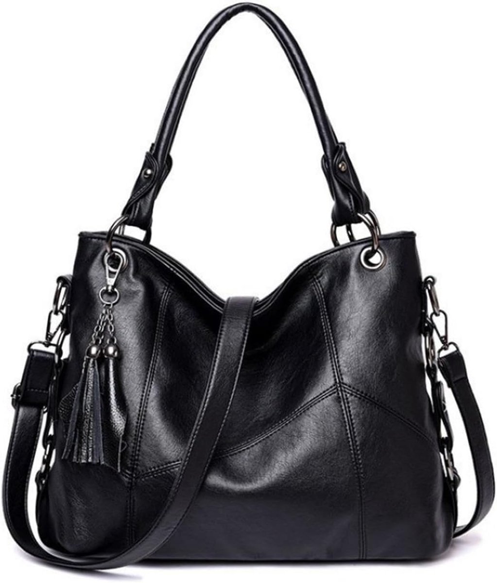 Handtas dames groot - elegante schoudertas - PU leer - ideaal voor boodschappen - ShopVlot