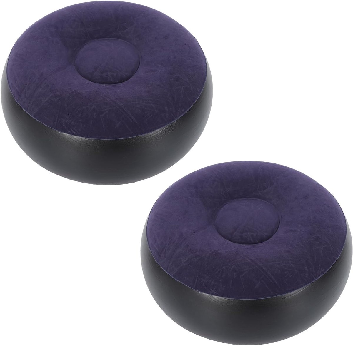 Opblaasbare Ottoman - Rond - Multifunctioneel - Ideaal voor thuis, kantoor en reizen - ShopVlot