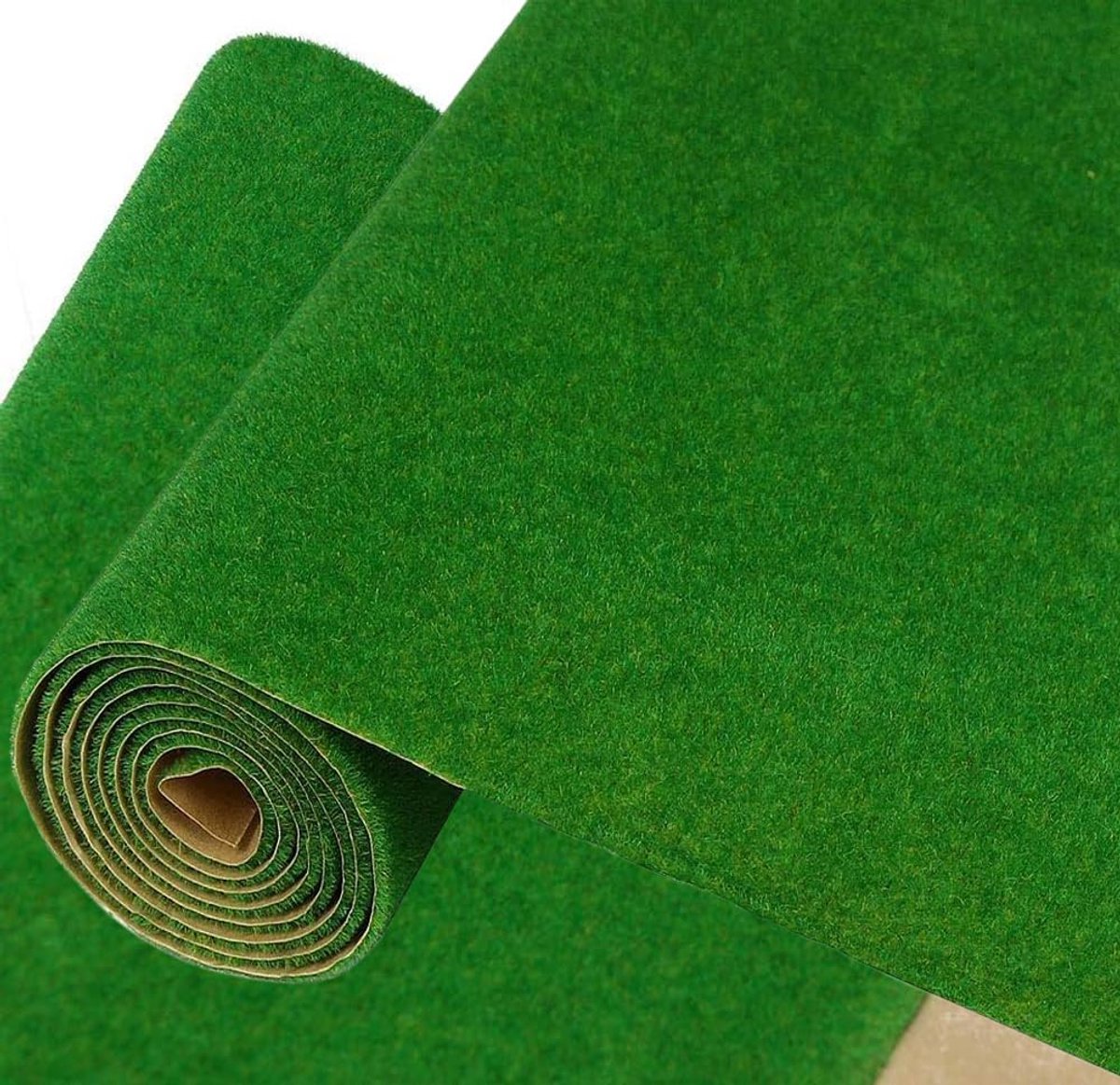 Grasmat 100x41 cm - Kunstgras Donkergroen - Robuust en duurzaam - Ideaal voor landschapsmodellering - ShopVlot