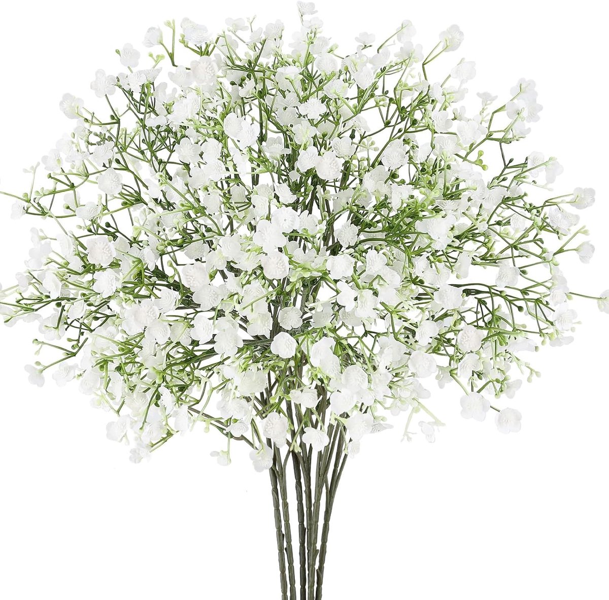Kunstbloemen gypsophila 6 stuks - wit - hoogwaardig materiaal - perfect voor bruiloften en feesten - ShopVlot
