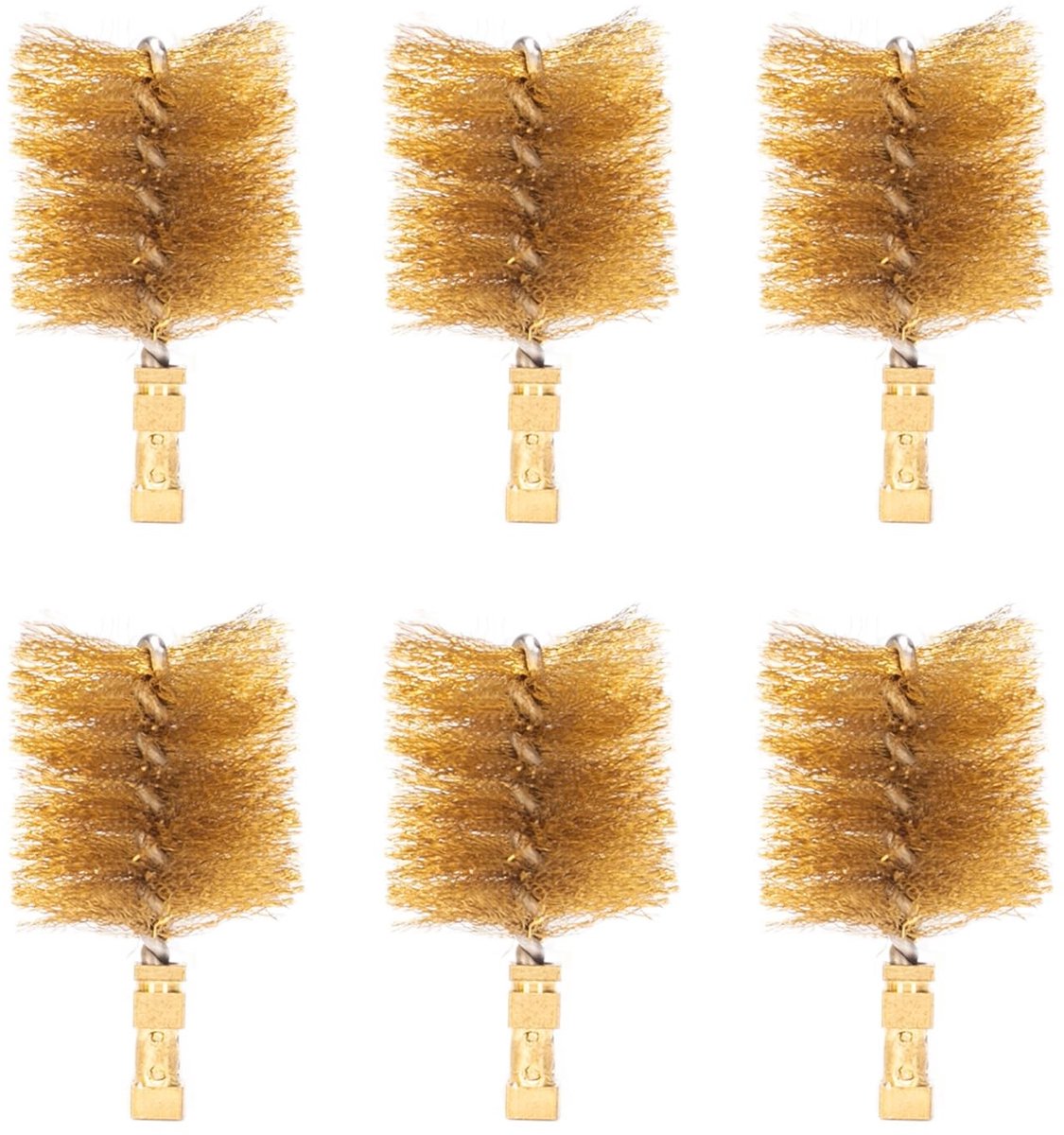 Solidchoice - Set van 6 Messing Borstels voor Modelreiniging