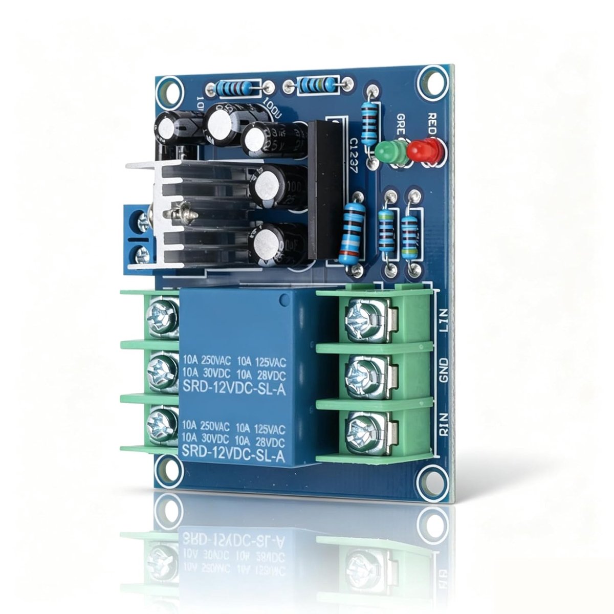 Speakerbeschermingscircuit 30A - Relaismodule - DC 12V tot 16V - Beschermt hoogwaardige stereo luidsprekers - ShopVlot