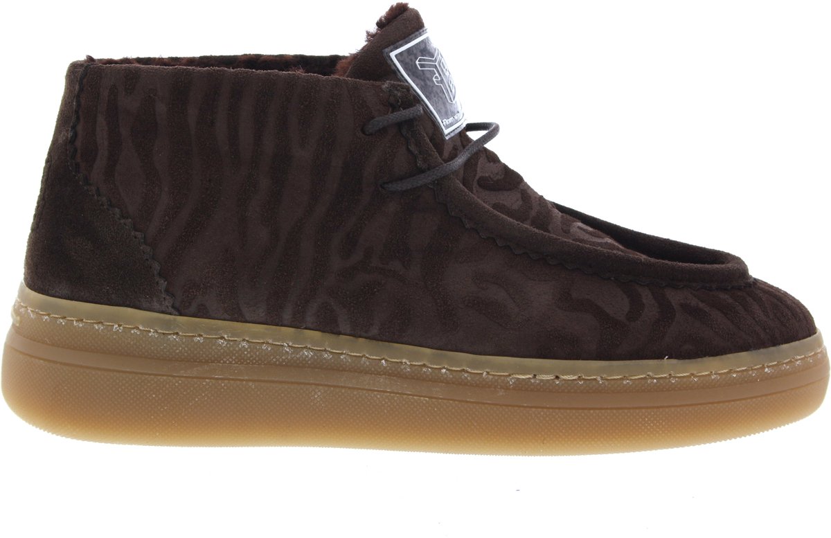 Dames Veterschoenen Floris Van Bommel Fygi 03.00 Darkbrown Donkerbruin - Maat 38½