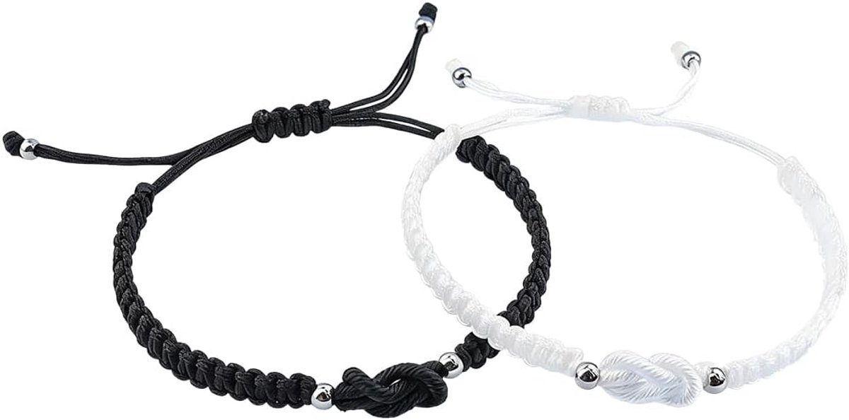 Armbanden voor koppels - 2 stuks - leer - symbolisch cadeau voor liefde - ShopVlot