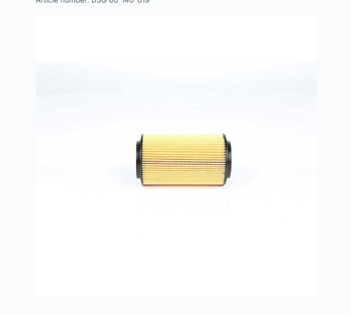 BSG Oliefilter 60-140-019 voor Mercedes C-Klasse W203 E-Klasse W210 W211 S-Klasse W220 ML W163 CLK SLK Chrysler Crossfire 2.4 2.6 2.8 3.2 3.5 Benzine | OEM A0001802609, A1121840525, A1121840625, 05102905AA