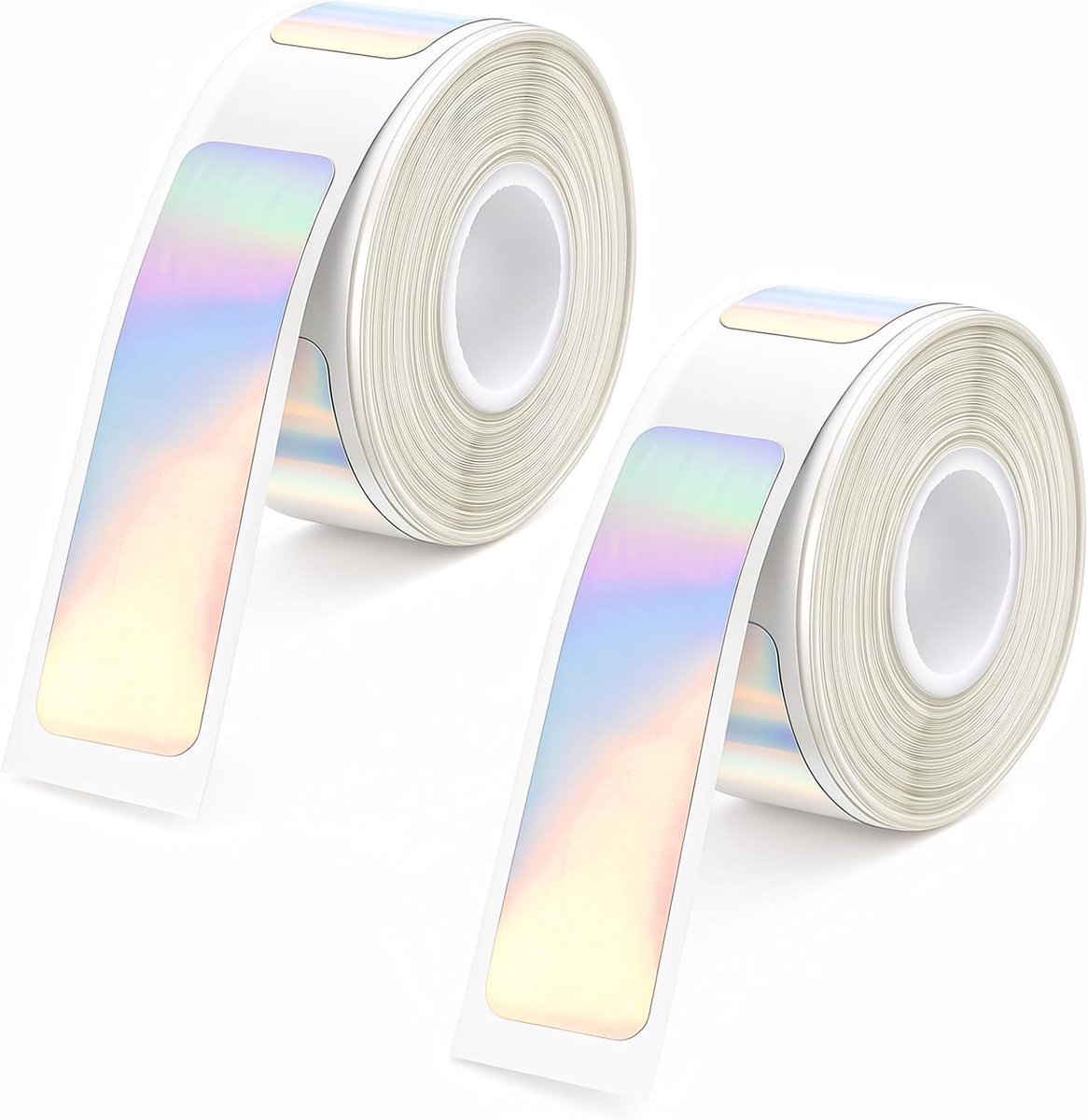 D30 label tape 12*40mm - holografische thermische labels - waterproof zelfklevend - ideaal voor organiseren - ShopVlot