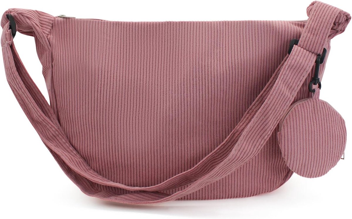 Crossbody tas voor vrouwen - canvas schoudertas - met afneembare tas - ideaal voor dagelijks gebruik - ShopVlot