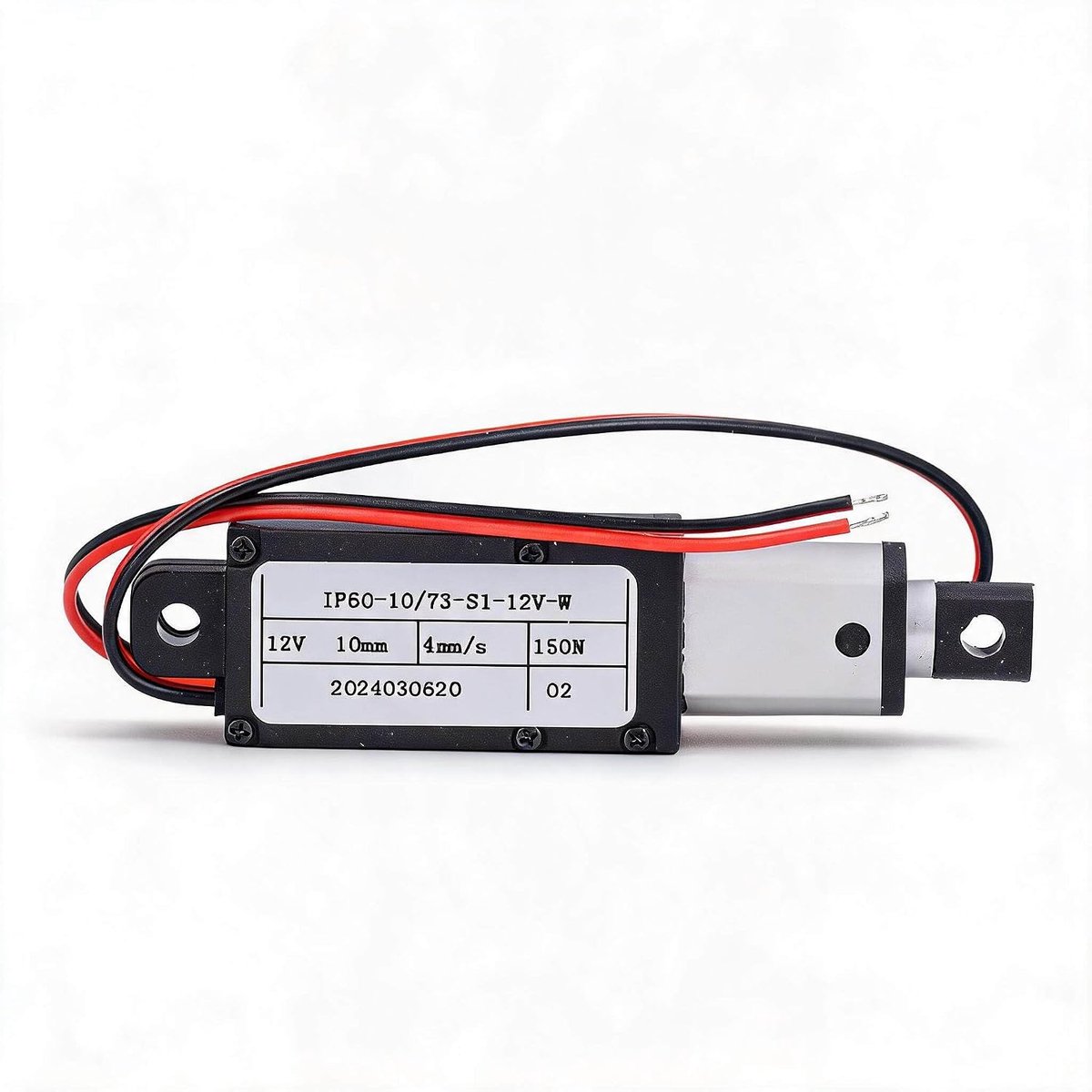 Elektrische micro lineaire actuator 12V - 150N, 10mm - multi-bescherming - ShopVlot