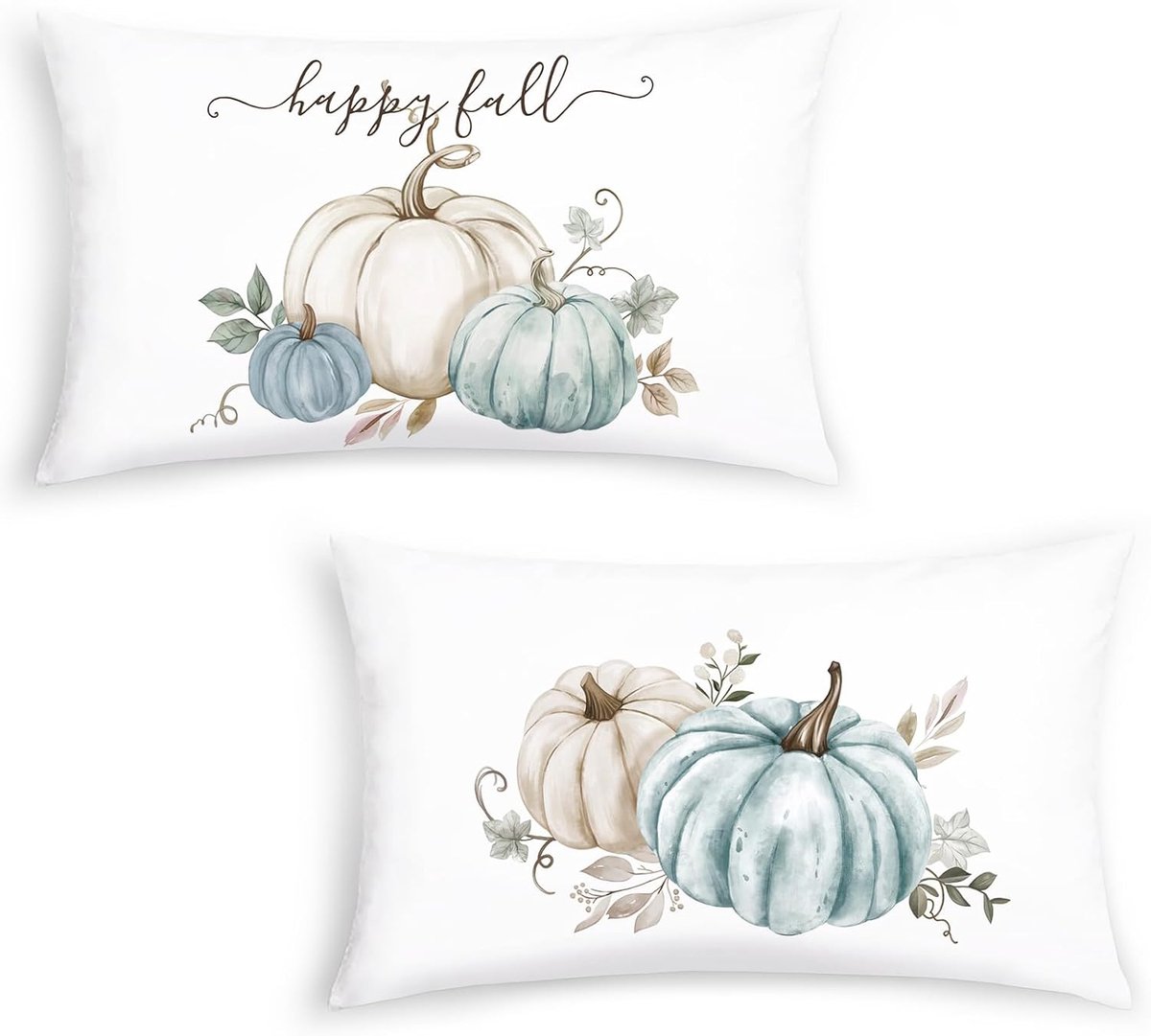 Kussenhoezen 30x50cm - Velours - Herfst Pompoenen - Decoratie voor Sofa - ShopVlot