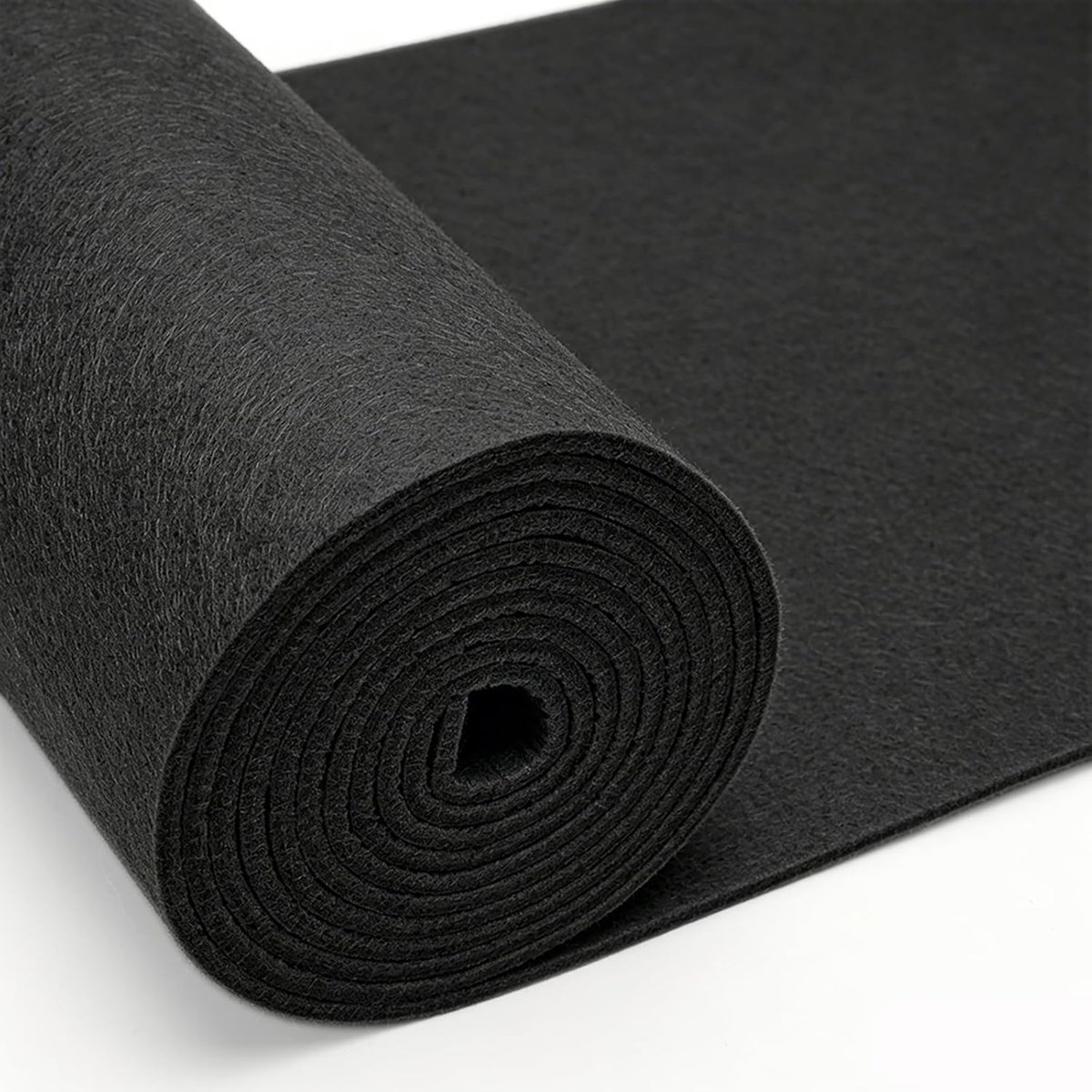 Viltrol 40 cm x 250 cm - zwart viltstof 5 mm dik - duurzaam en slijtvast - perfect voor knutselen - ShopVlot