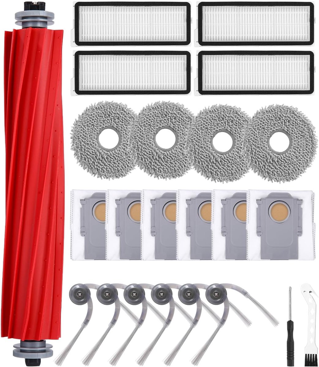 Accessoireset stofzuiger 23-delig - vervangende onderdelen - compatibel met Roborock QV 35A/QV 35S/QR 598/QR 798 - ShopVlot