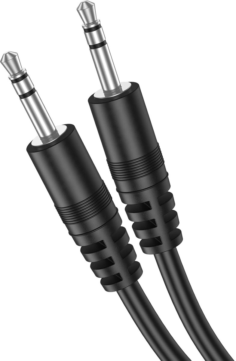 Audio-jackkabel 3,5 mm - gevlochten nylon - hoge geluidskwaliteit - ideaal voor hoofdtelefoon en luidsprekers - ShopVlot