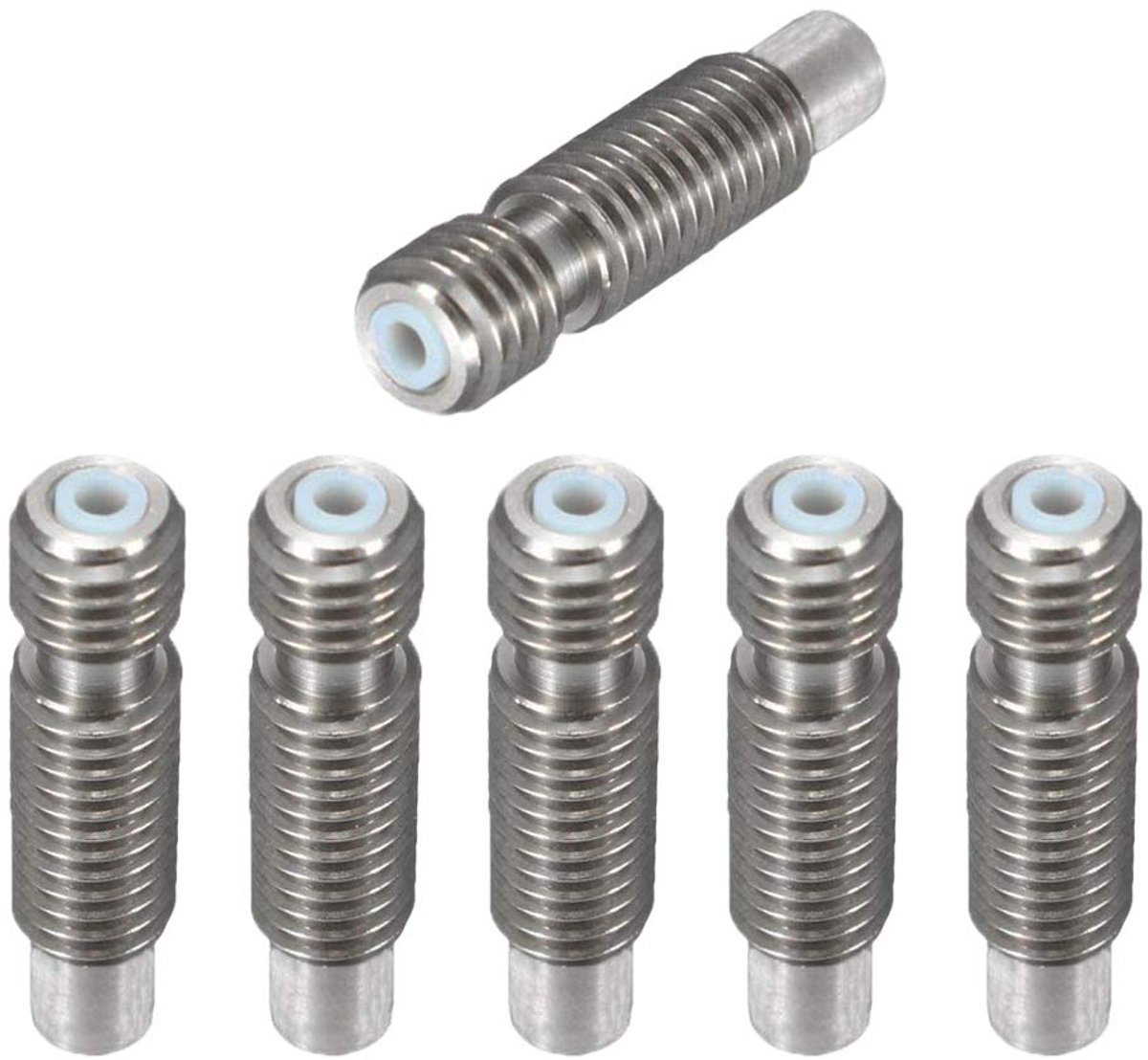 Heatbreak Throat Tube V6 1.75mm - RVS met Teflon - Voor E3D Hotends - Betrouwbare 3D print prestaties - ShopVlot