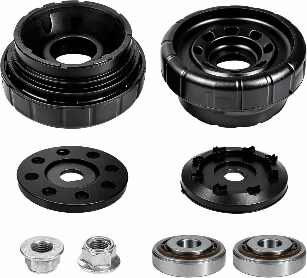 Schokdemperhouders set 8 stuks - MK2 MK3 NV300 Primastar X83 X82 Talento 296 - Kogellagers - Betrouwbare demping - ShopVlot