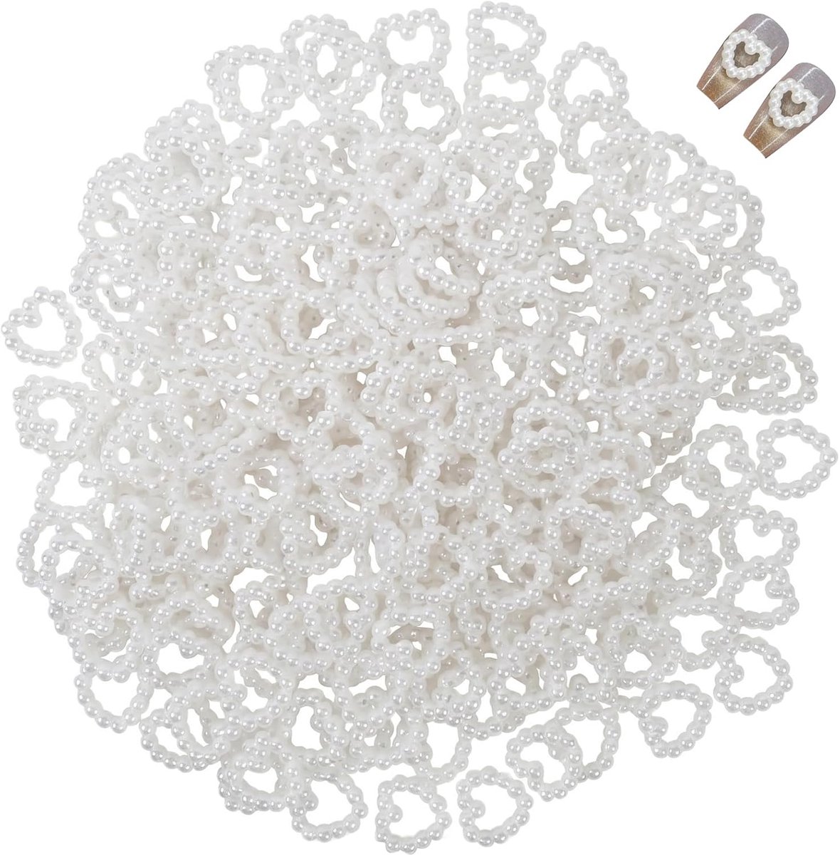 200 hartvormige decoraties, bruiloftsdecoraties, tafeldecoraties voor bruiloften, strooidecoraties, nageldecoraties - ShopVlot