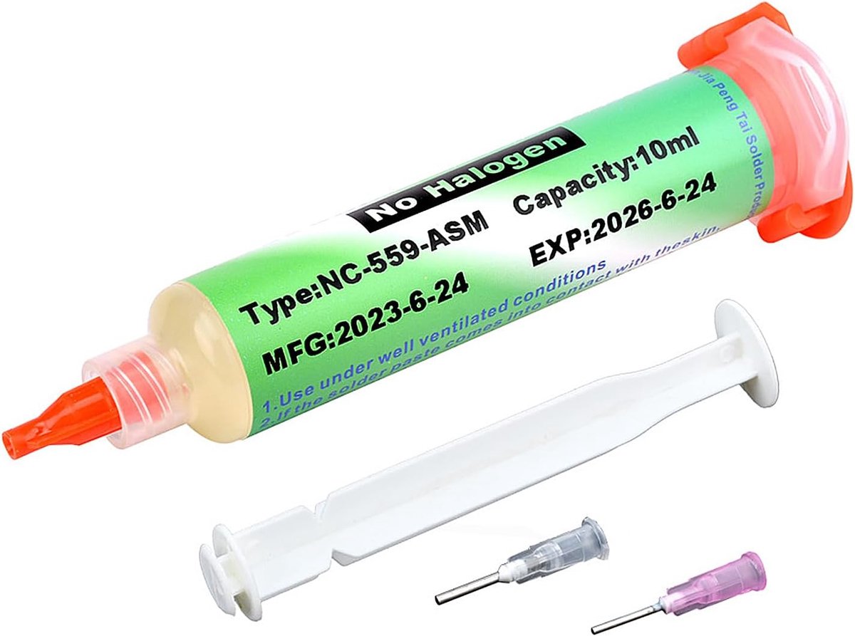 Soldering Agent, Solder Paste, Lead Free Colophonium Solder Paste, No Clean Solder Tin with Flux, Electronics Flux - ShopVlot