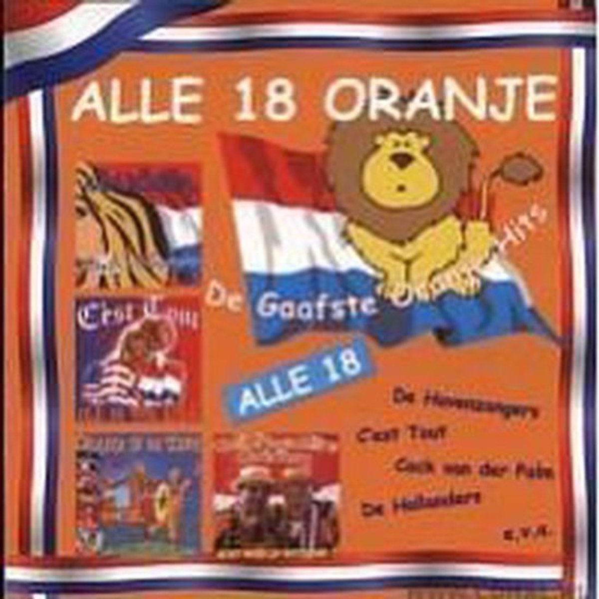 Alle 18 oranje