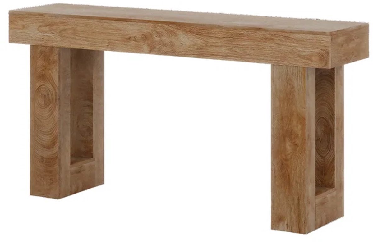 DMG Supply Consoletafel - 160 x 35 x 85 cm - Naturel Houtlook - MDF - Rustieke Stijl