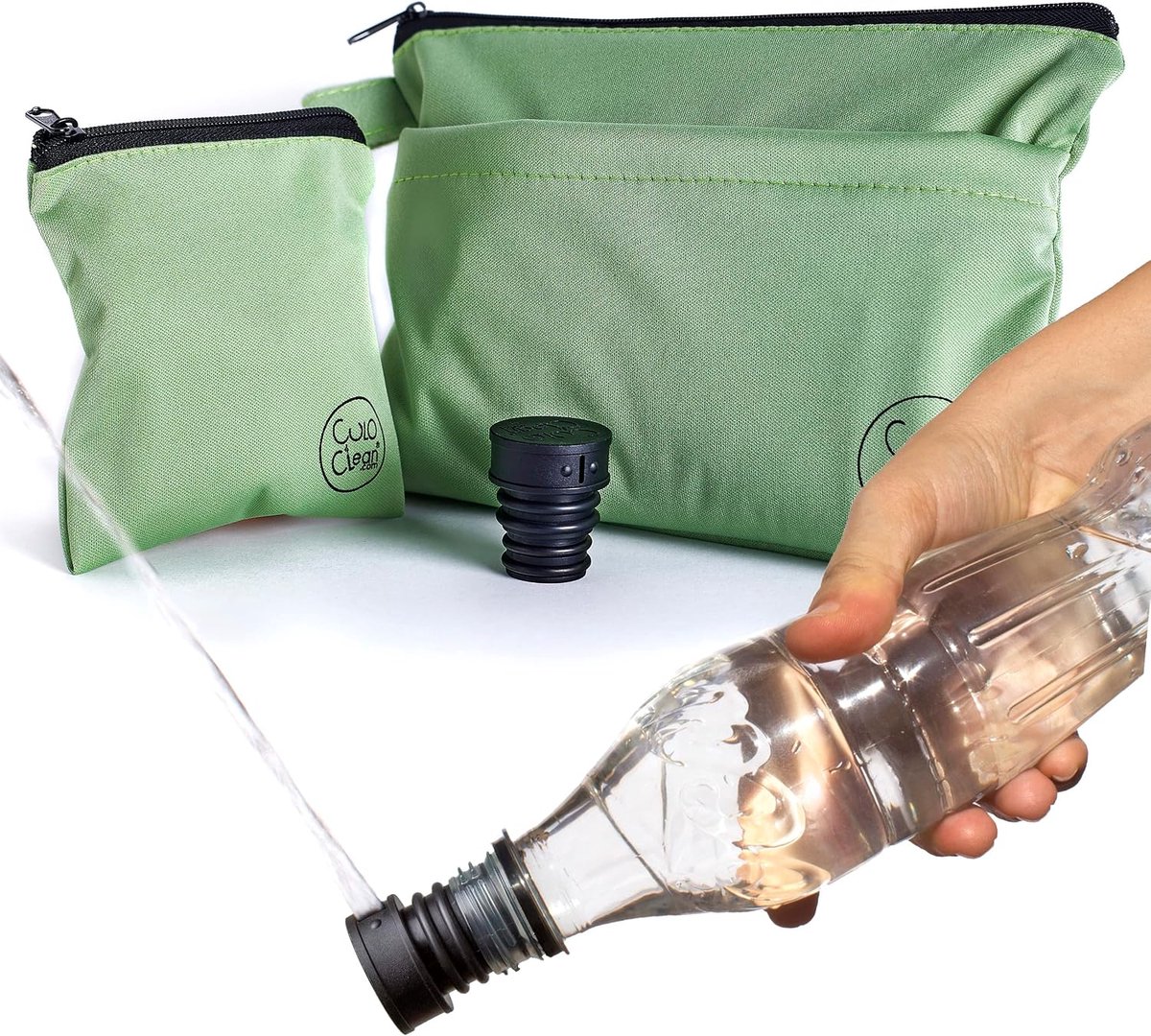CuloClean Hygiene Bag for Hiking + Portable Travel Bidet. Personal Hygiene Set for Walkers, Leaves No Trace (LNT) When - ShopVlot