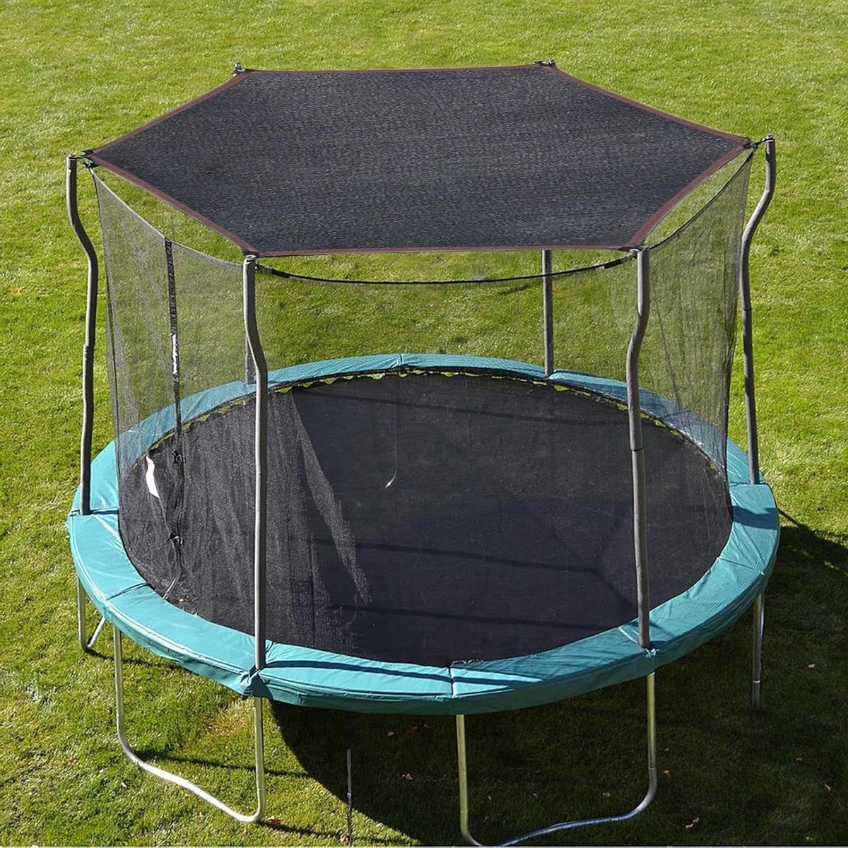 Trampoline Afdekking - Trampoline Overkapping - Bescherming Buiten - UV-Bestendig Waterdicht - Ø 183-427 cm - Zwart