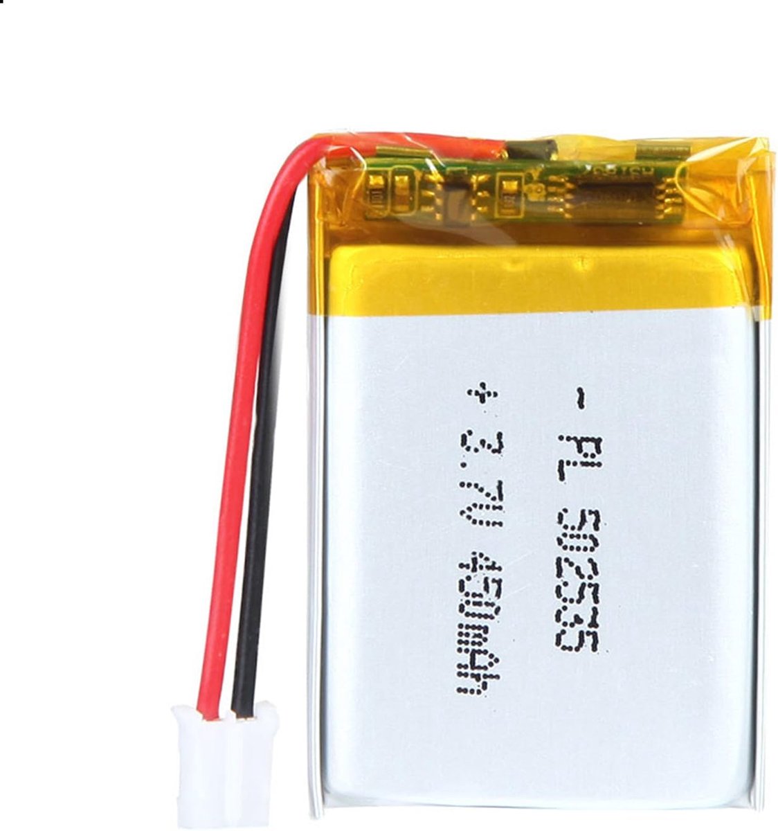 Li-Ion battery 3,7V 450mAh 502535 450mAh with 2 PH plugs with 2mm grid - ShopVlot