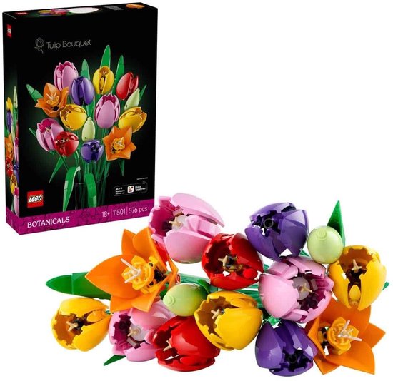 Solidchoice - LEGO Botanicals Boeket met Tulpen - Bouwpakket voor Volwassenen