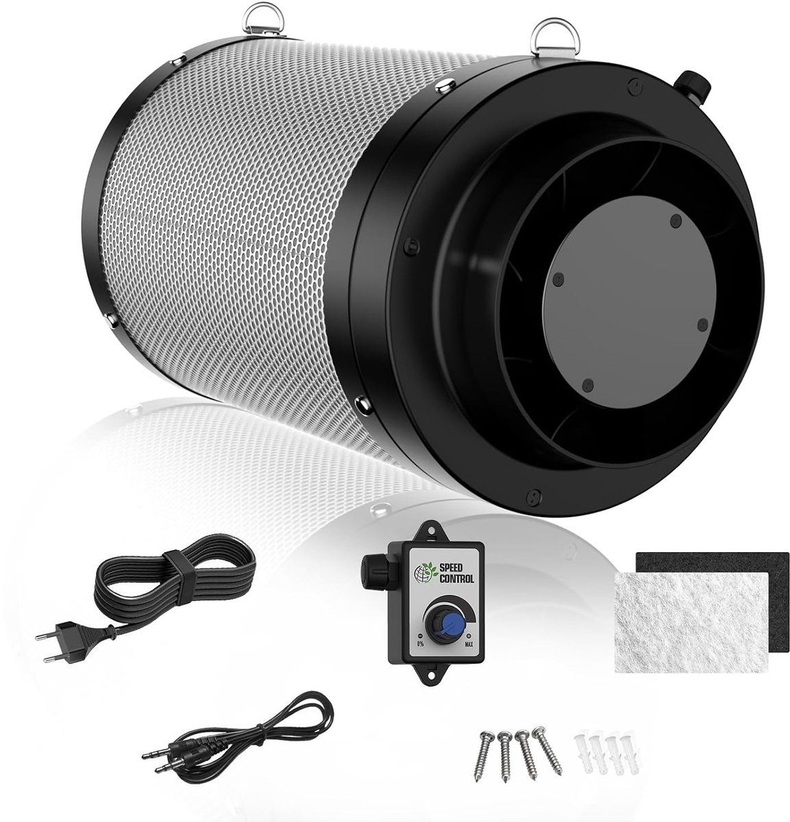 FanGoFast 150mm tube fan, pipe fan, industrial fan for ventilation systems - ShopVlot