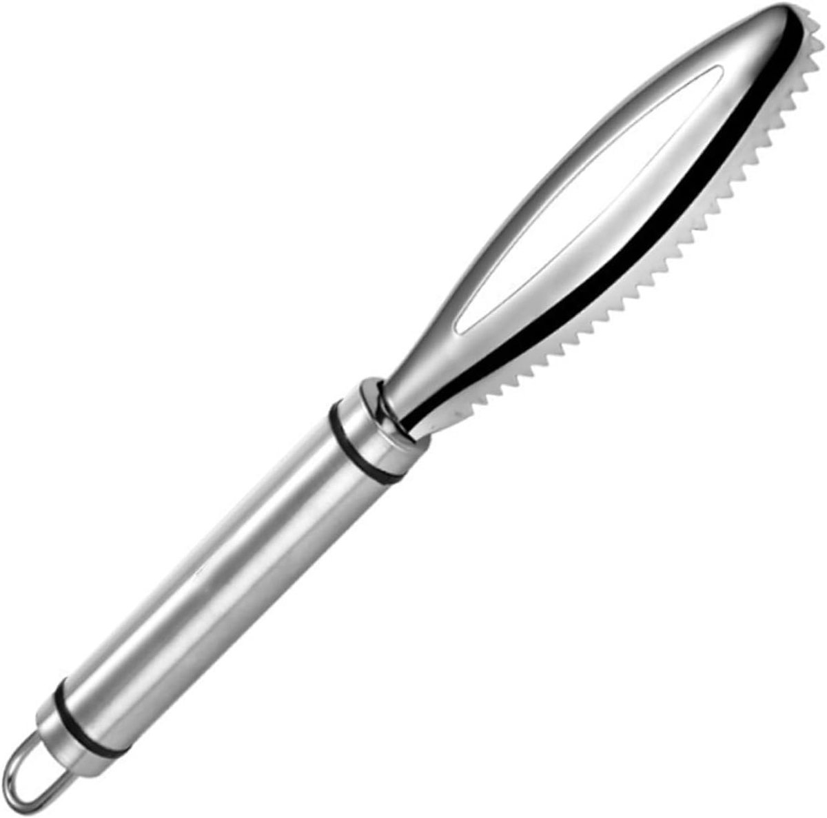 Scaler Stainless Steel Fish Quick Removal Fish Cleaning Professional Fish Scale with Saw Teeth for Kitchen, Seafood - ShopVlot