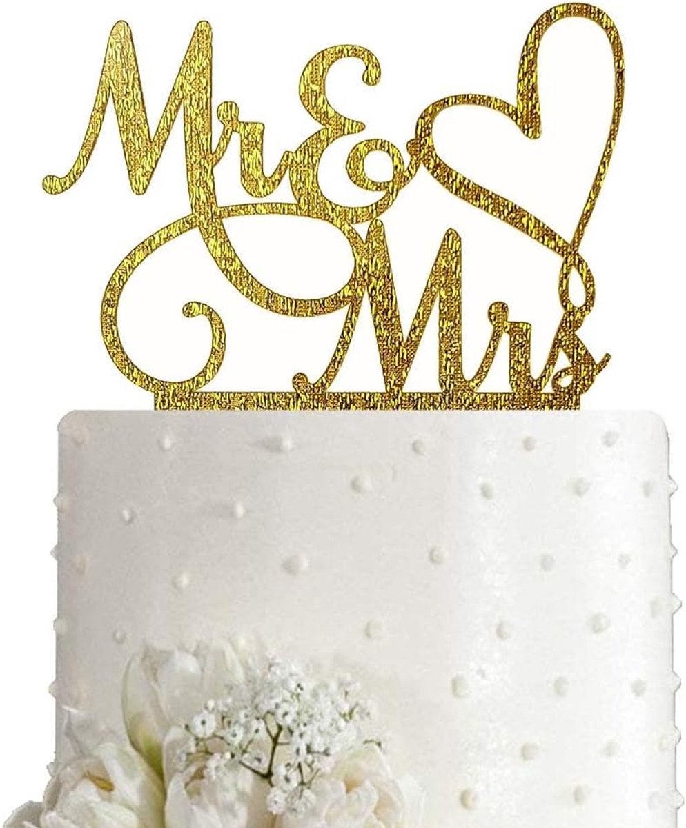 Cake Topper Cake Mr Mrs cake decoration wedding cake decoration wedding cake wedding couple for wedding party - ShopVlot