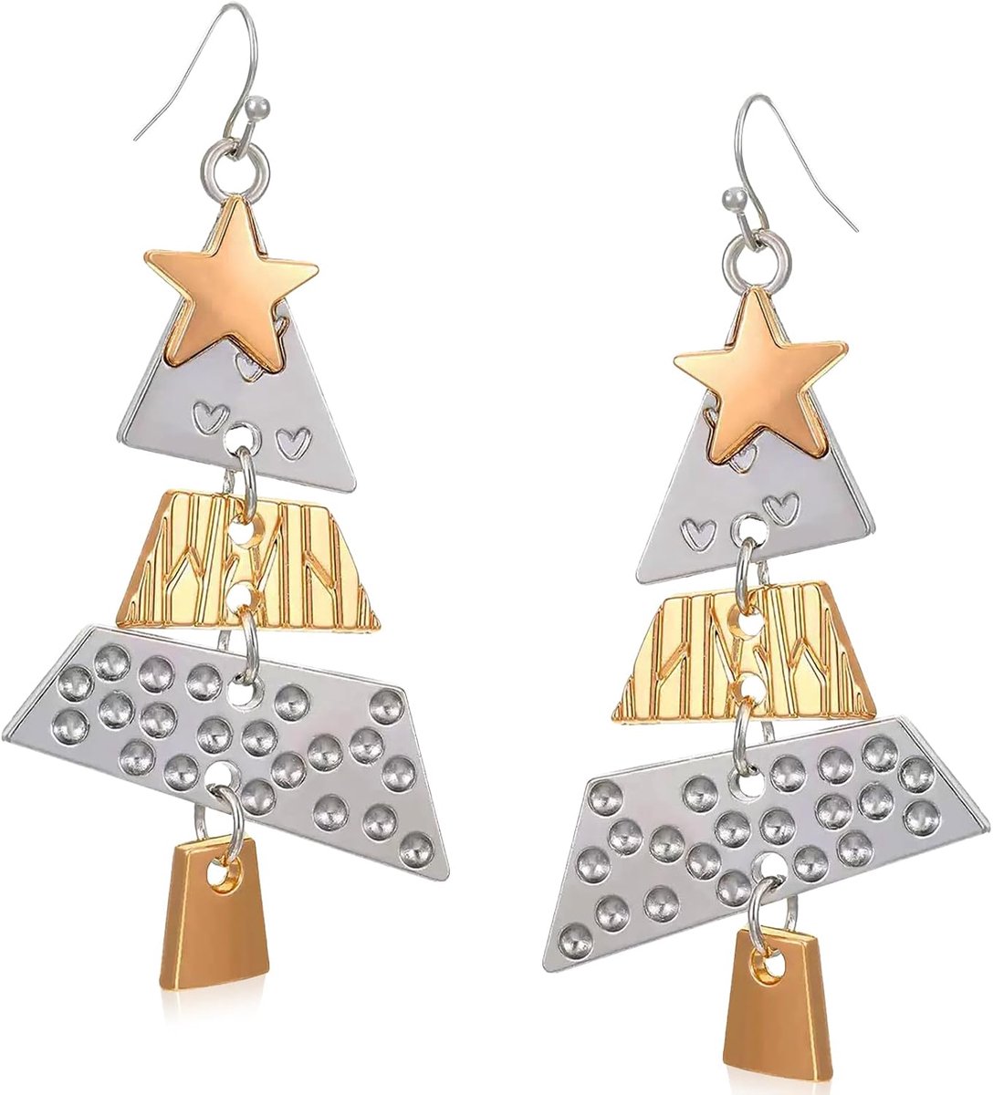 Kersthangers, 1 paar kerstoorbellen voor dames, grappige kerstversiering voor Kerstmis, verjaardagscadeaus - ShopVlot
