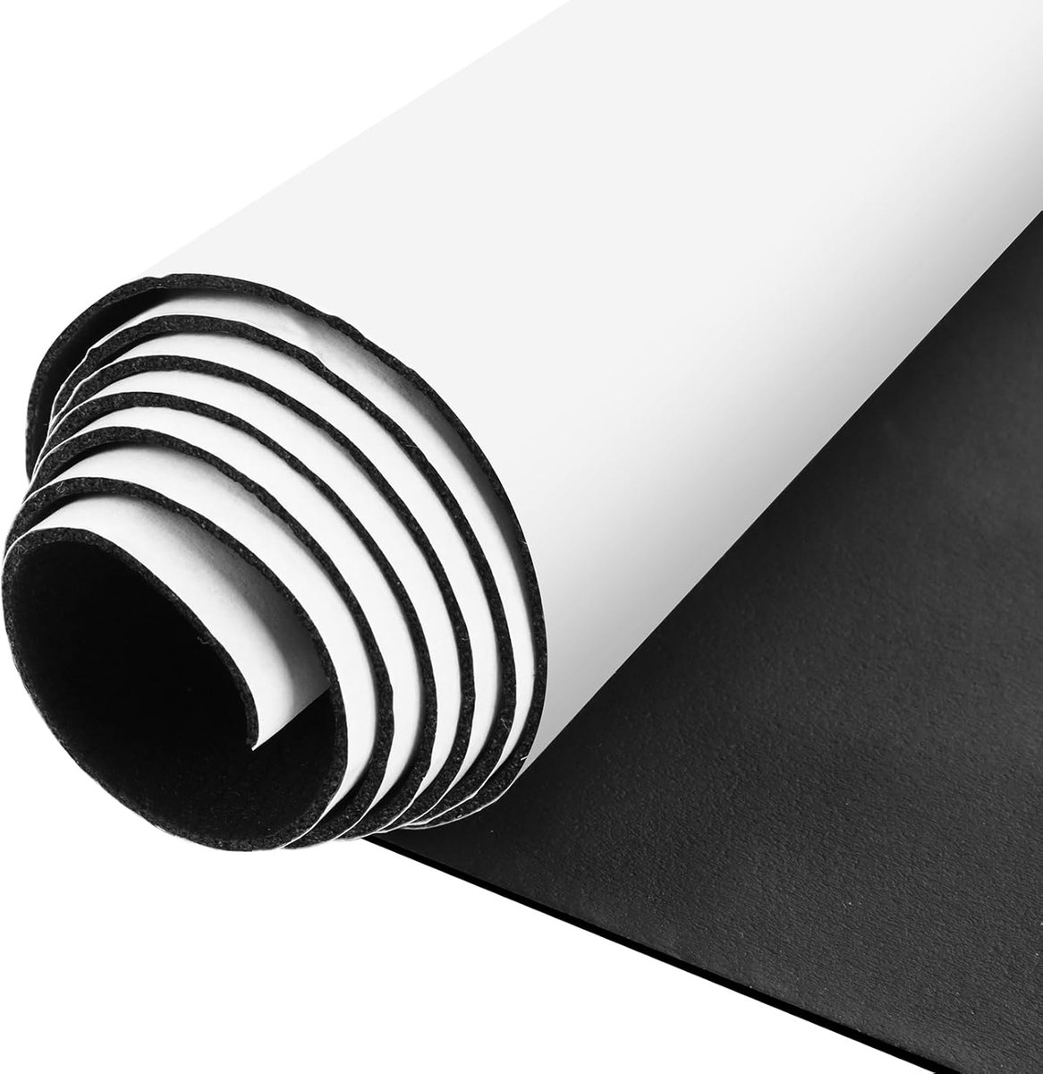 Self Adhesive Foam Roll Foam Plate Neoprene Foam Rubber Mat for DIY Seals Shock Absorber Sound Insulation and Non-Slip - ShopVlot