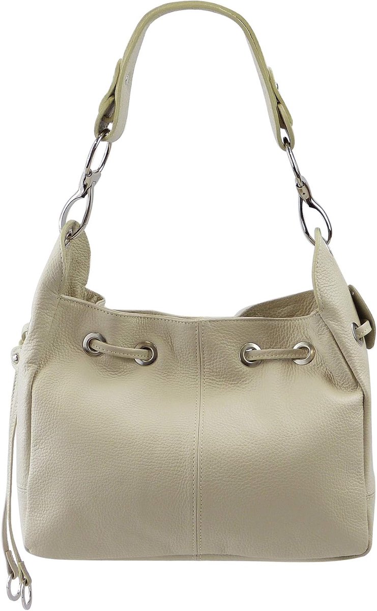 SH leather genuine leather shoulder bag handbag grained leather 31x25cm Anna G488 - ShopVlot