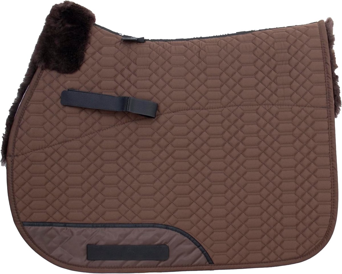 Angel riding lambskin schabrak fabric moccabraun (Schabra 1) colourful: can be combined with 12 lambskin colours! - ShopVlot