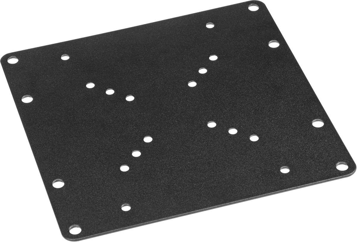 3IDEE Universal VESA adapter plate, VESA mount, monitor adapter expandable from 50 x 50 to 200 x 200, VESA 100 x 100 - ShopVlot