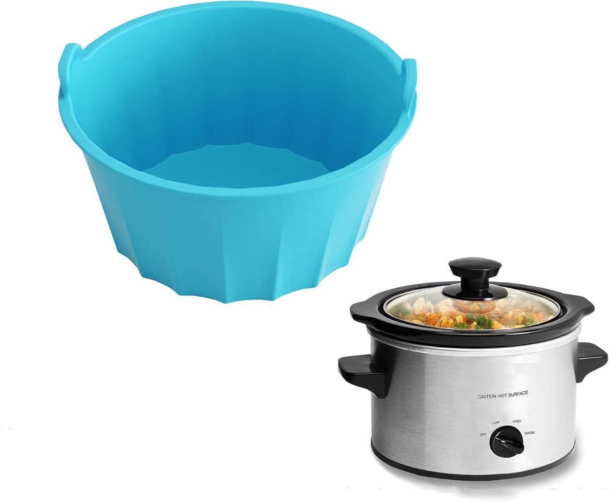 Silicone Slow Cooker Liner For Crock-Pot 6-8 Quart Oval Slow Cooker - ShopVlot
