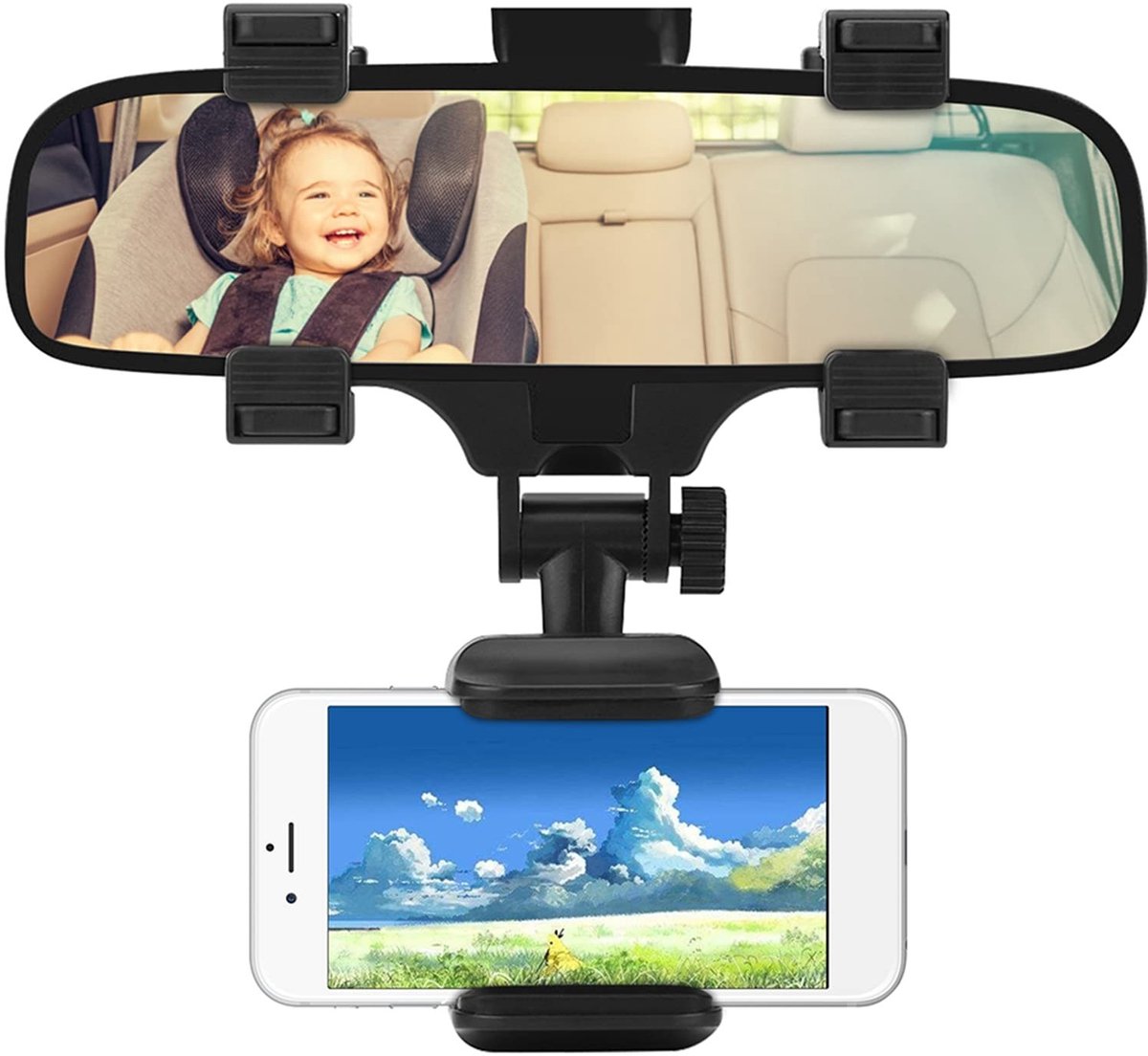 Solidchoice - Multifunctionele Smartphonehouder voor Auto