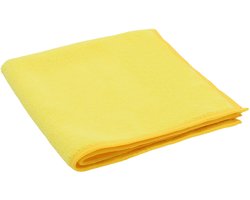Microvezeldoek Gerecycled ChiaMo.nl Geel 38 x 38 cm – 5 stuks (100% rPET)