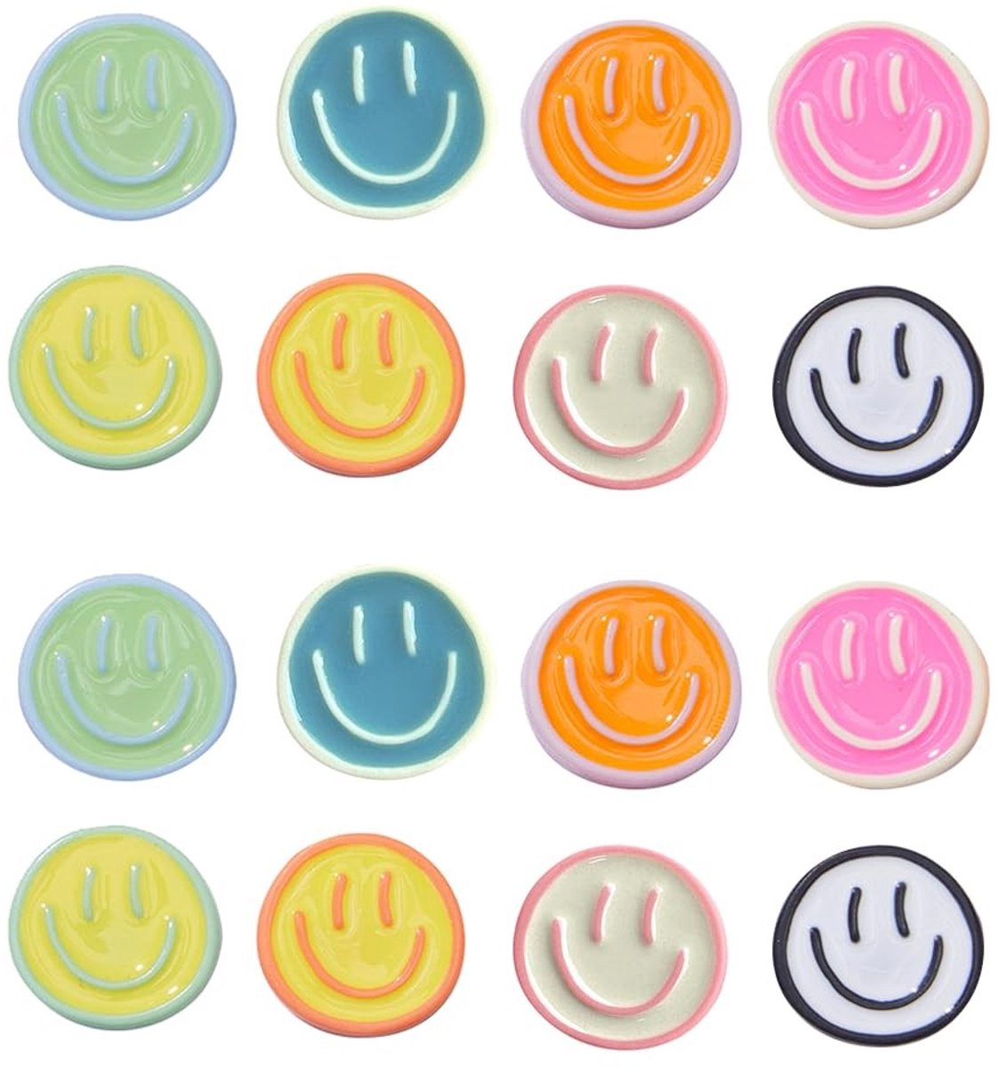 Solidchoice - Kleurrijke Smiley Magneten voor Koelkast en Magneetbord