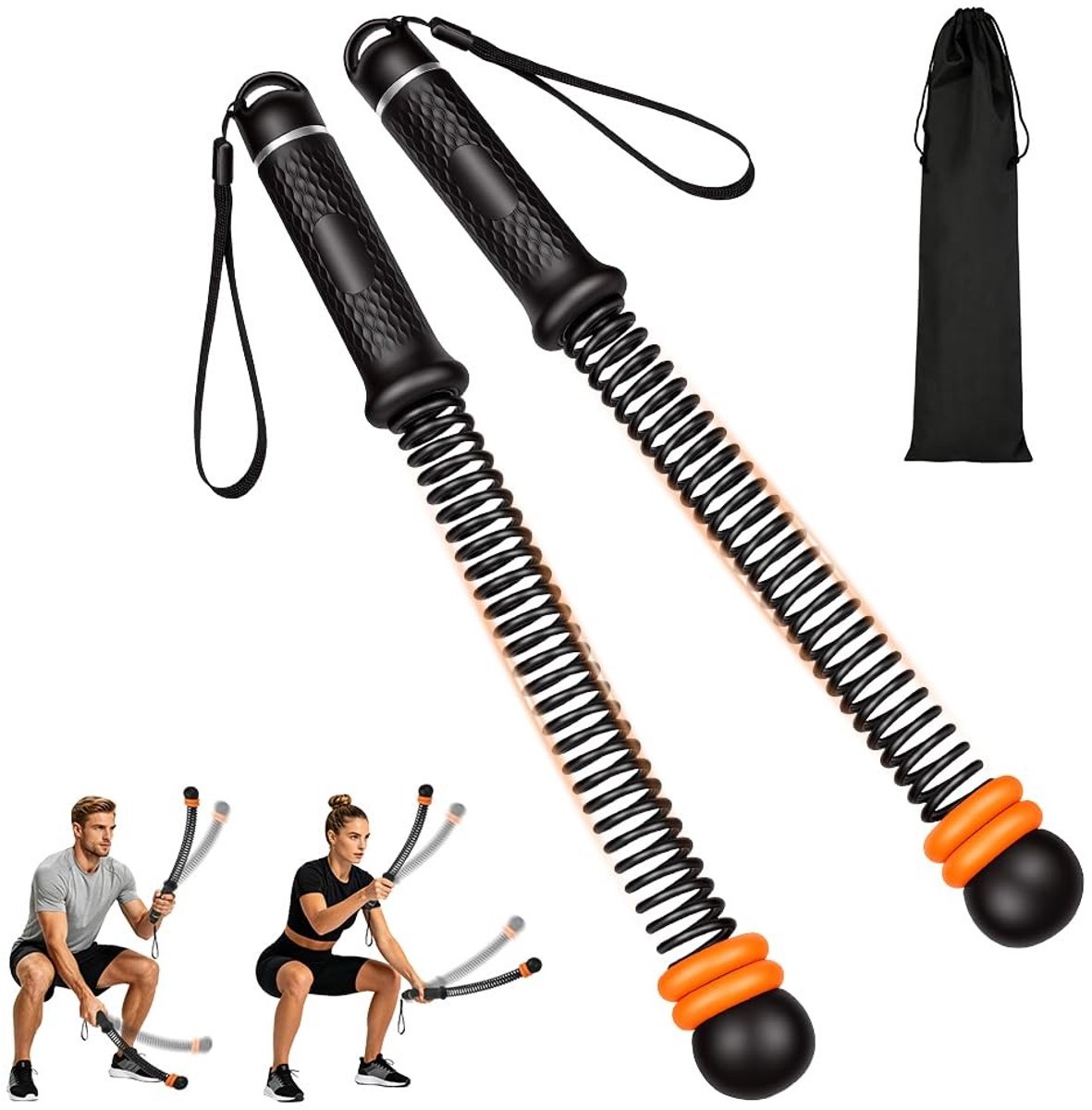 Solidchoice - Gewogen Draadloze Gevechtstouwen voor Krachttraining en HIIT