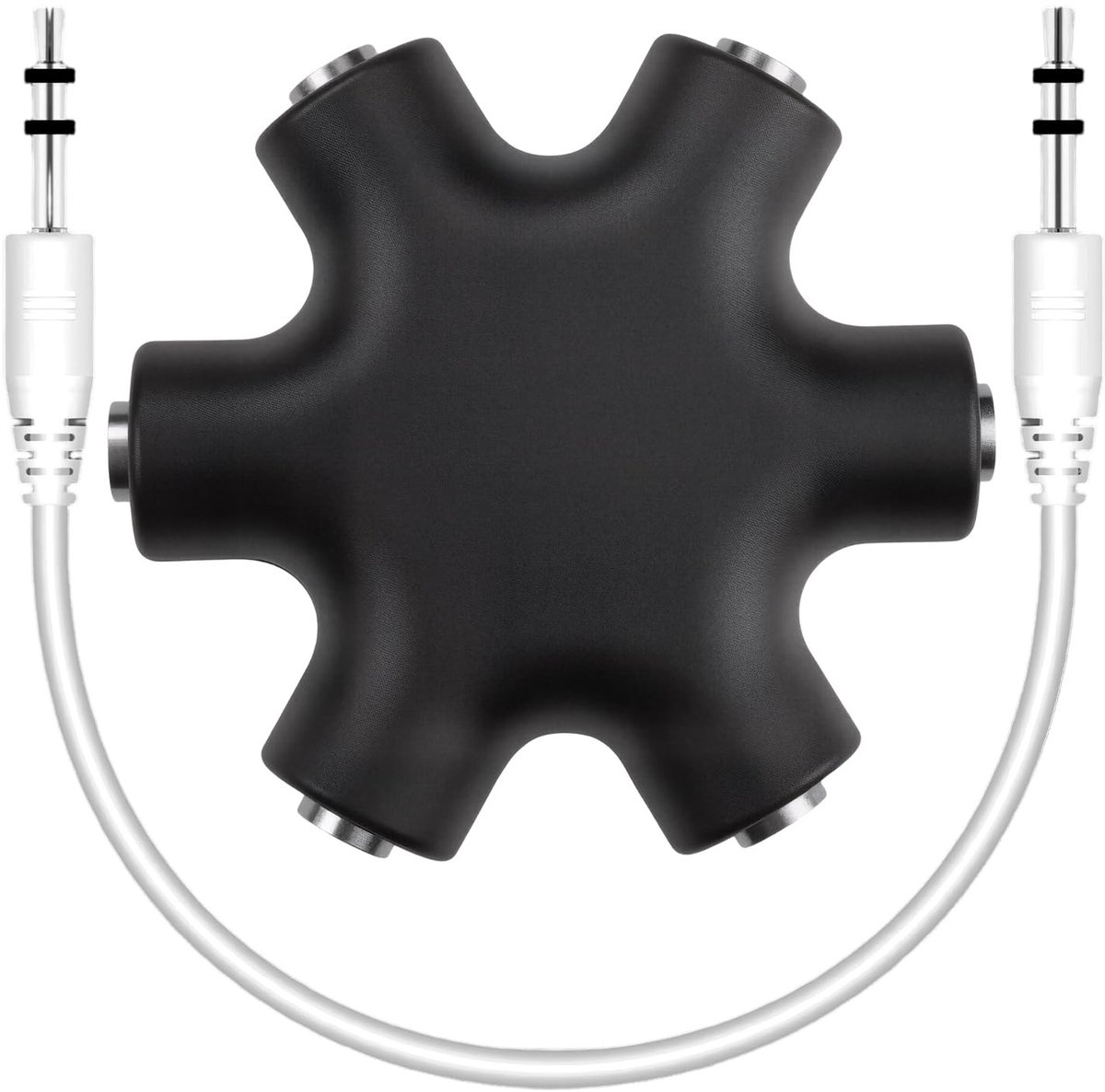 Solidchoice - 5-Weg Audio Splitter met 3.5mm Jack Plug voor Geluid Delen